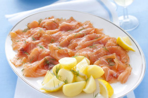 Salmone marinato