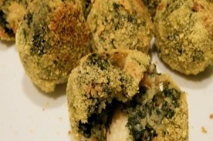 Polpette di pollo e spinaci