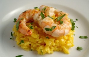 risotto gamberetti zafferano 