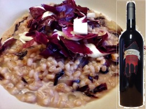 orzotto al radicchio